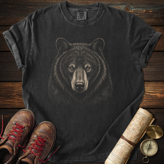Black Bear Archival Portrait T-Shirt