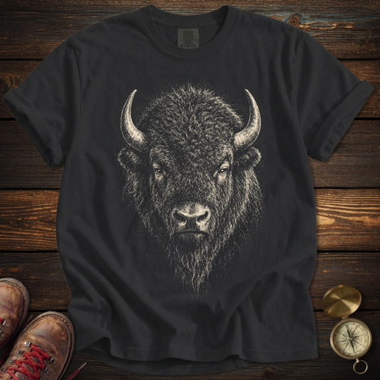 Bison Archival Portrait T-Shirt