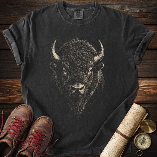 Bison Archival Portrait T-Shirt