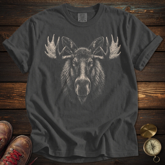 Moose Archival Portrait T-Shirt