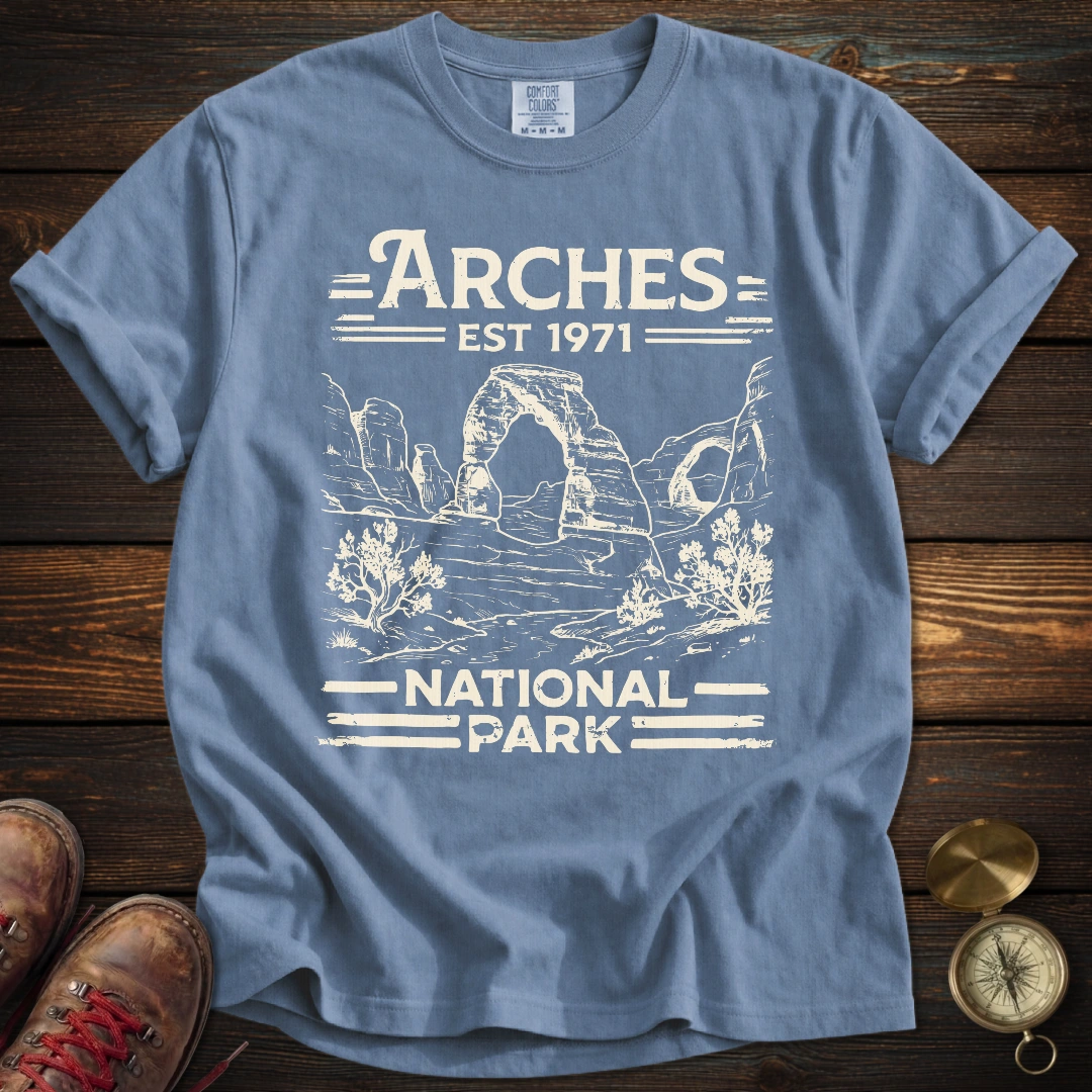 Arches Vintage Graphic T-Shirt