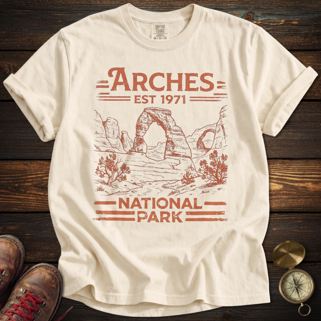 Arches Vintage Graphic T-Shirt