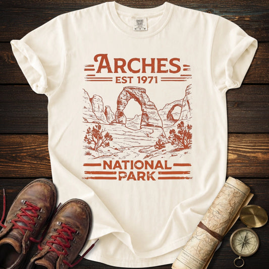 Arches Vintage Graphic T-Shirt