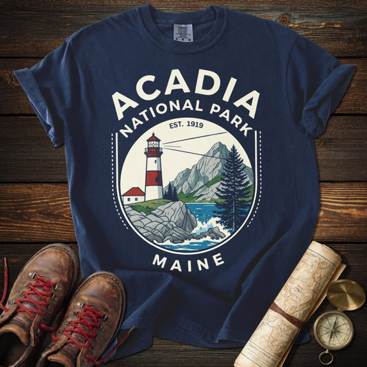 Acadia National Park Lighthouse T-Shirt