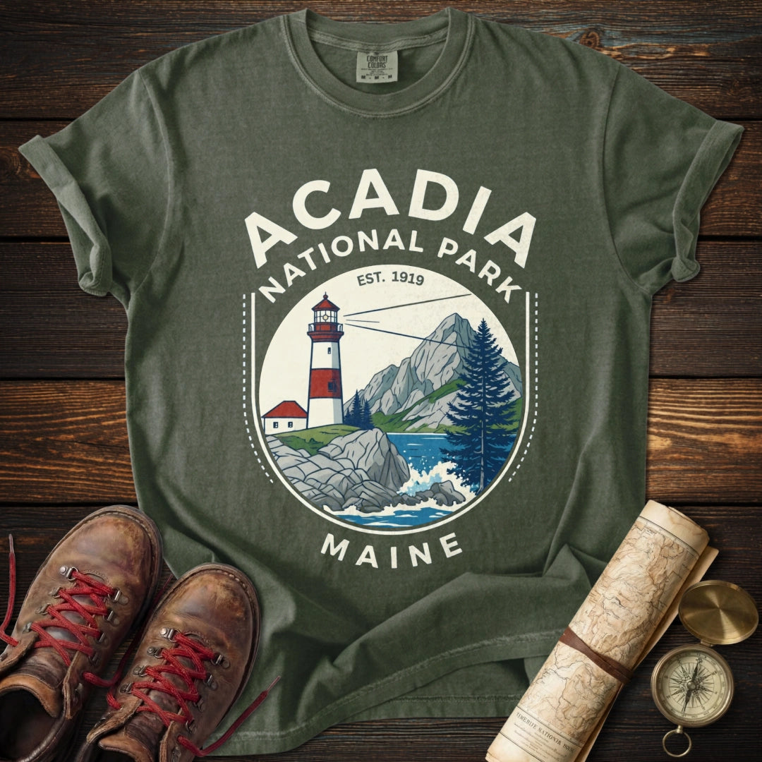 Acadia National Park Lighthouse T-Shirt