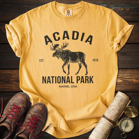 Acadia Vintage Moose T-Shirt