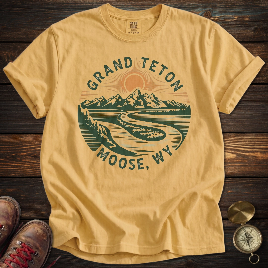 Grand Teton Moose Wy T-Shirt