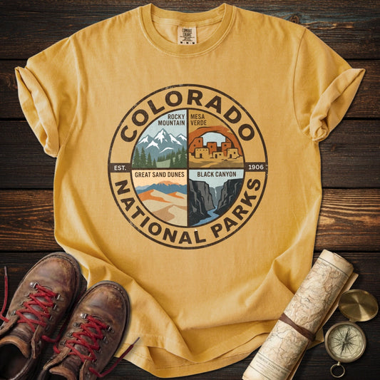 Colorado's 4 National Parks T-Shirt