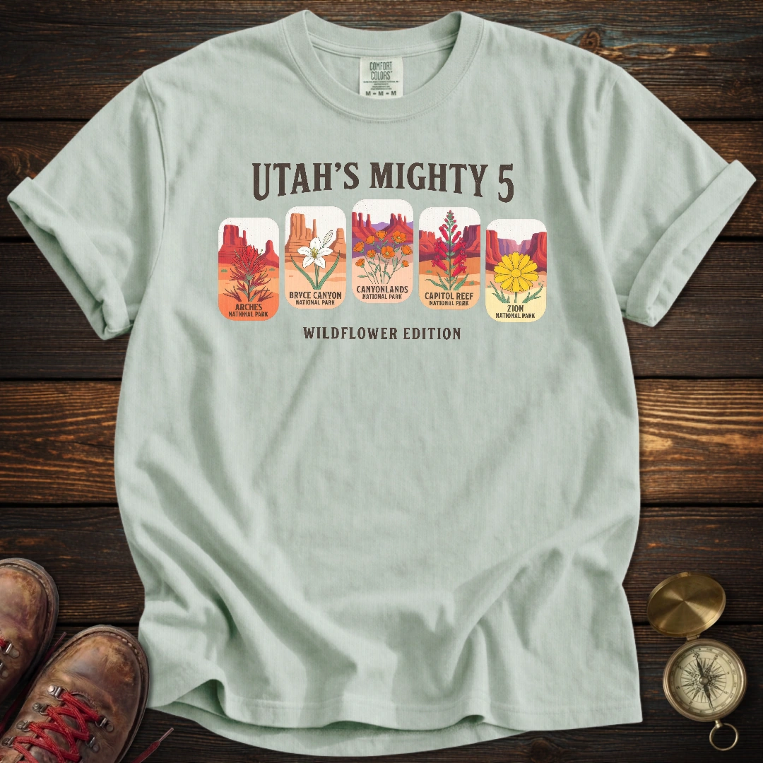 Utah's Mighty 5 Wildflower T-Shirt