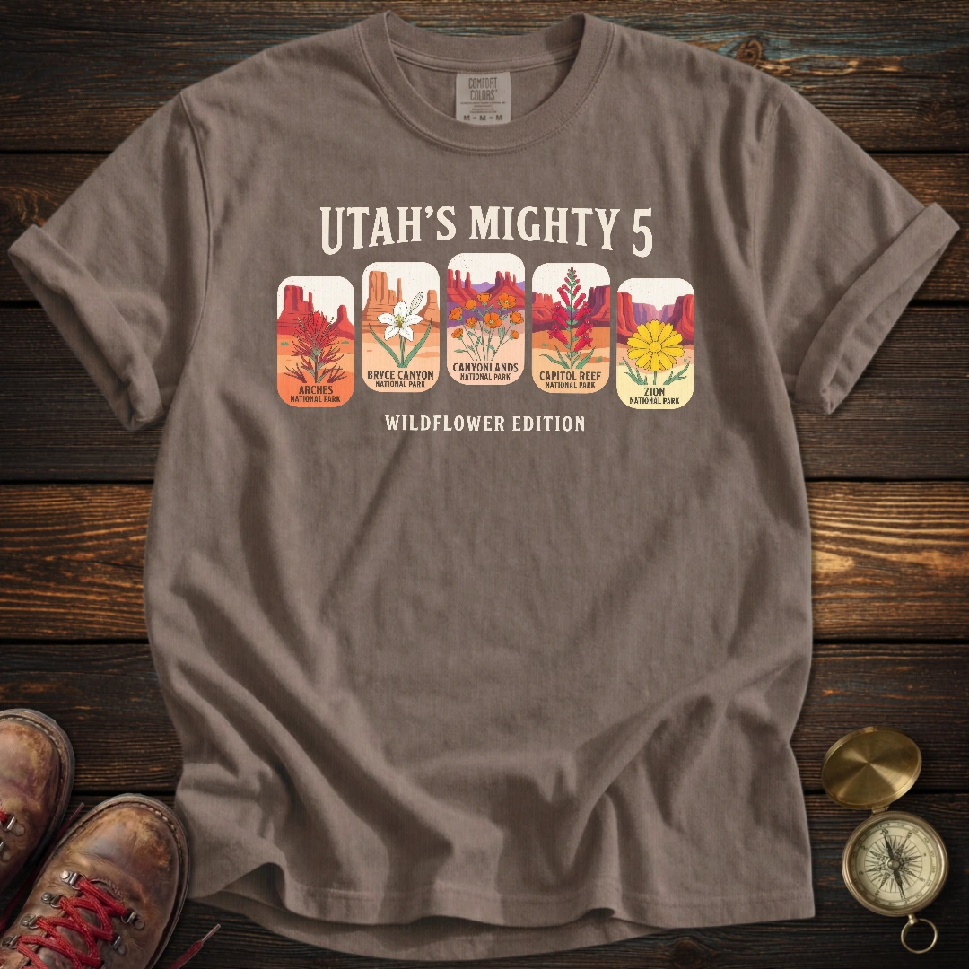 Utah's Mighty 5 Wildflower T-Shirt