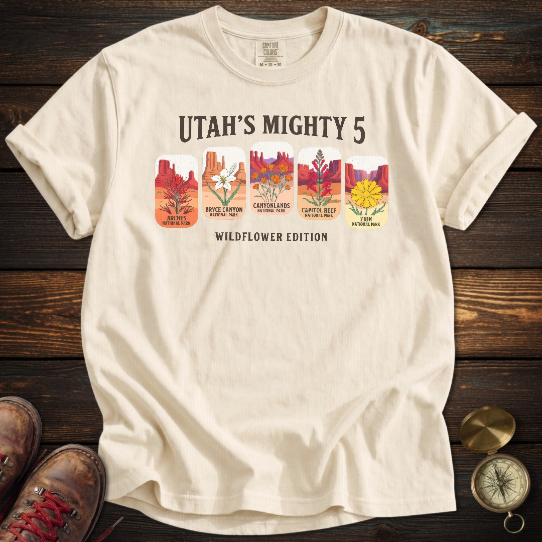 Utah's Mighty 5 Wildflower T-Shirt