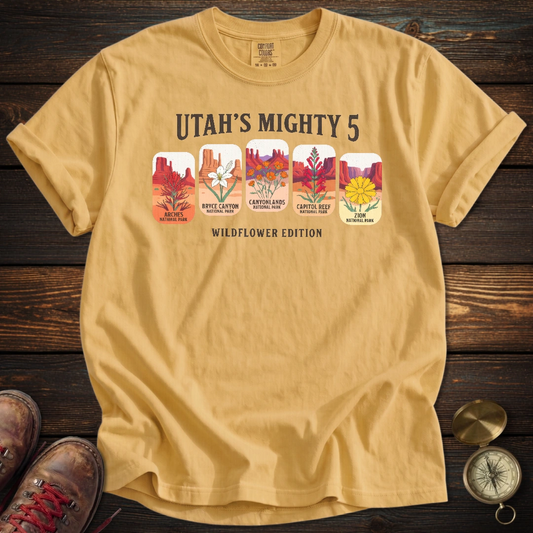 Utah's Mighty 5 Wildflower T-Shirt