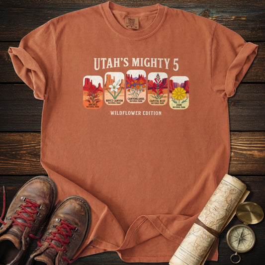 Utah's Mighty 5 Wildflower T-Shirt