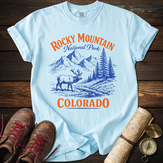 Retro Rocky Mountain National Park T-Shirt