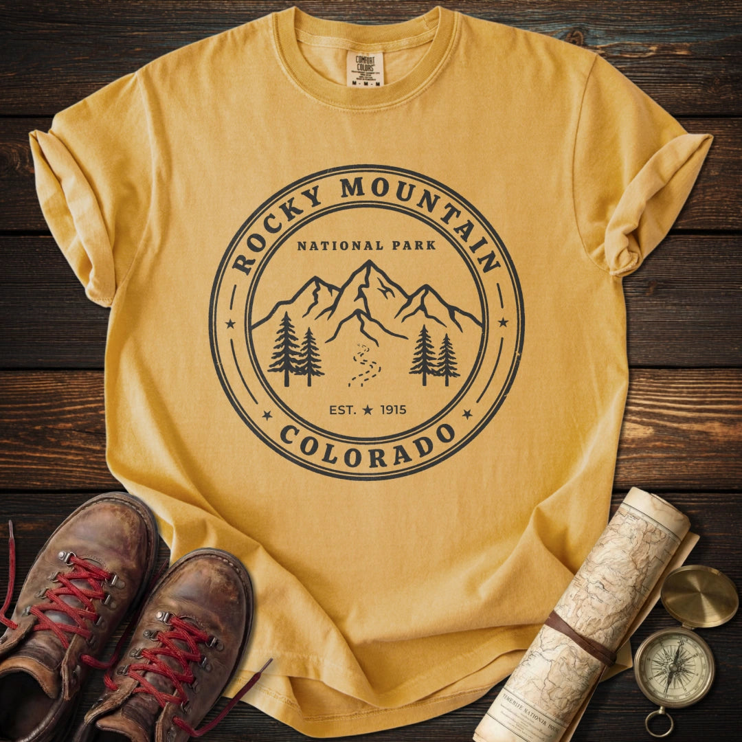 Rocky Mountain Park Badge T-Shirt