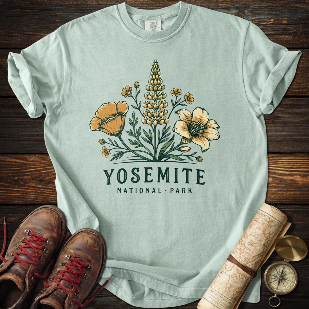 Yosemite Park Wildflower T-Shirt