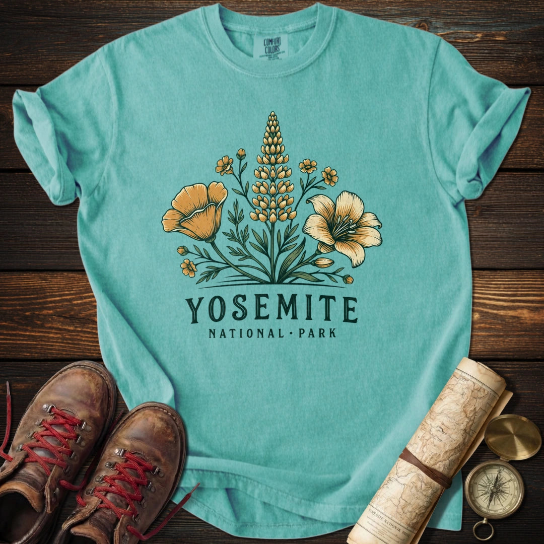 Yosemite Park Wildflower T-Shirt