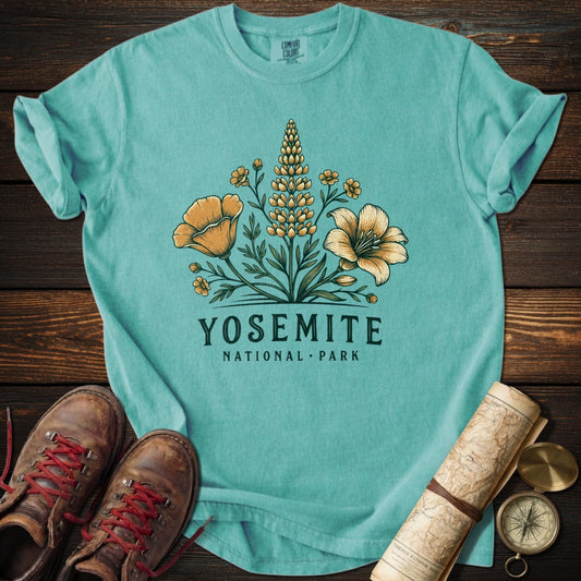 Yosemite Park Wildflower T-Shirt