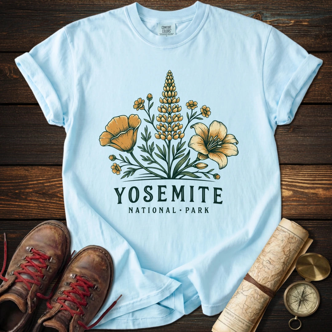 Yosemite Park Wildflower T-Shirt