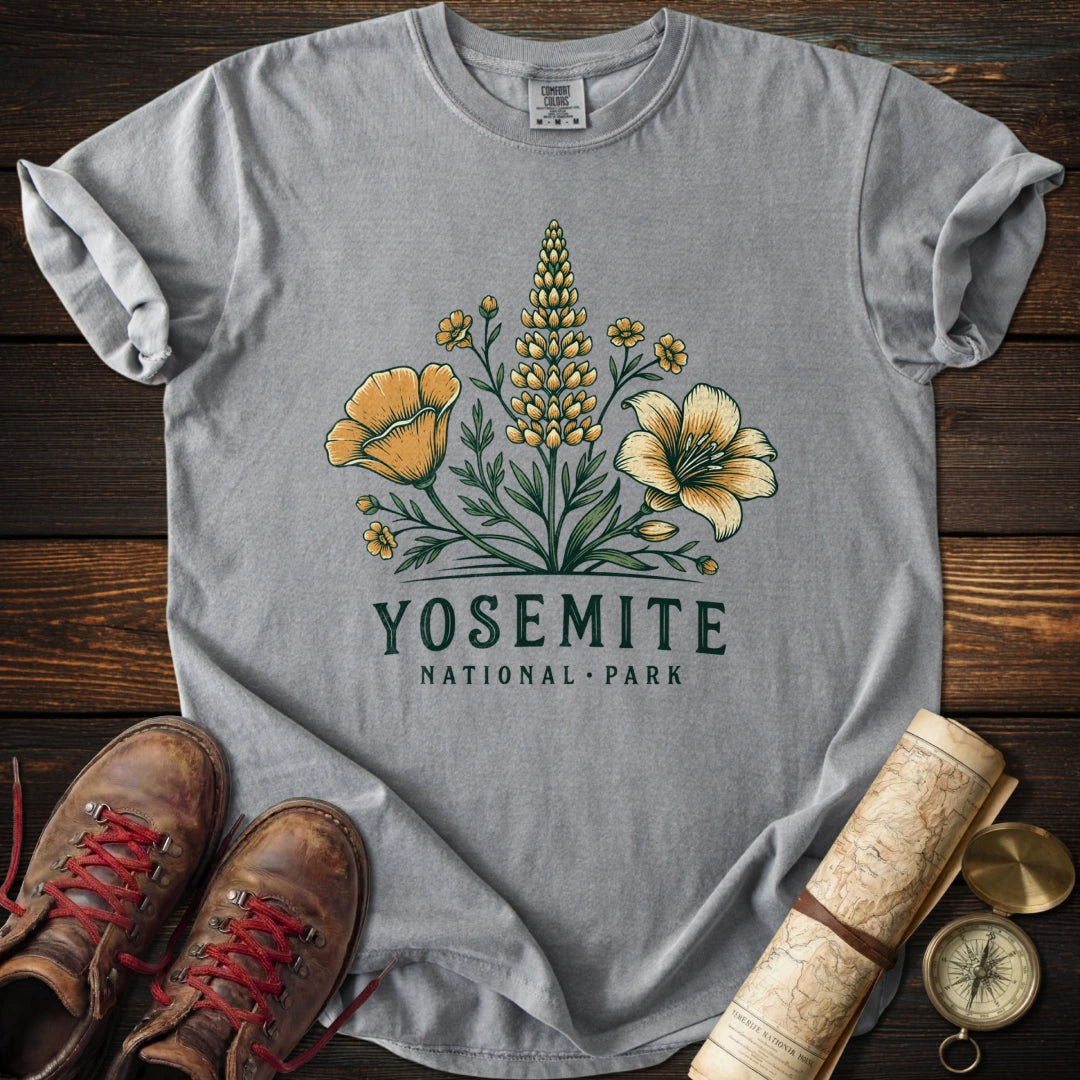 Yosemite Park Wildflower T-Shirt