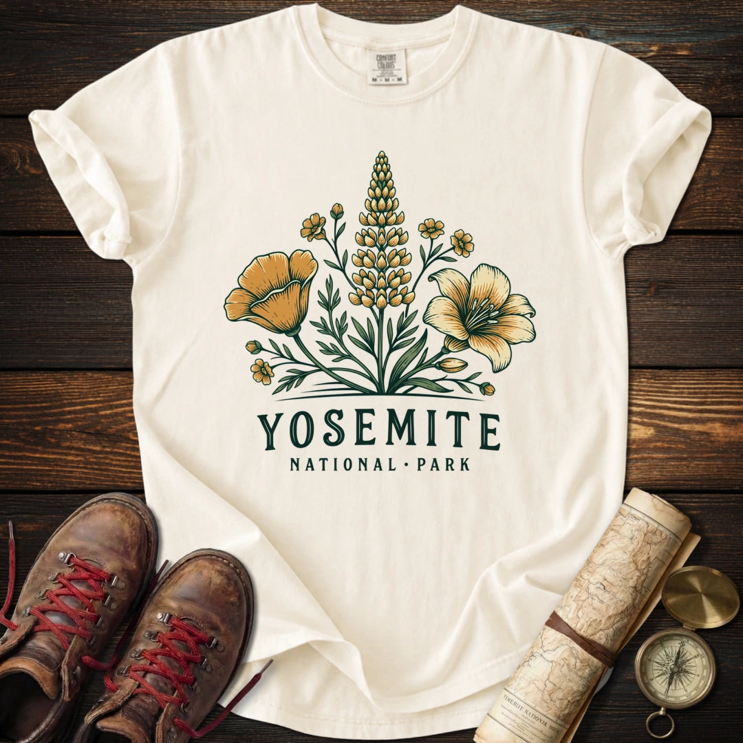 Yosemite Park Wildflower T-Shirt