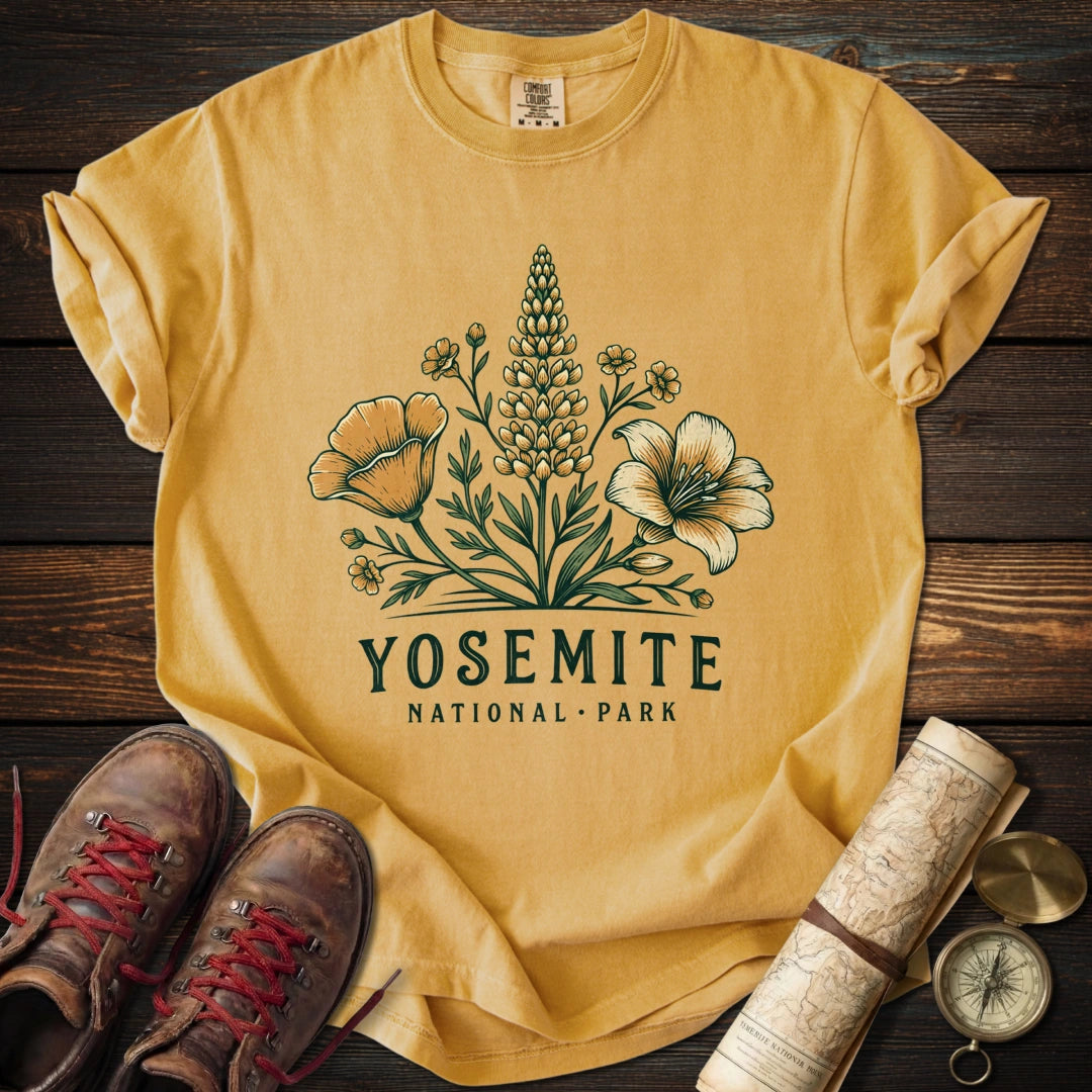 Yosemite Park Wildflower T-Shirt