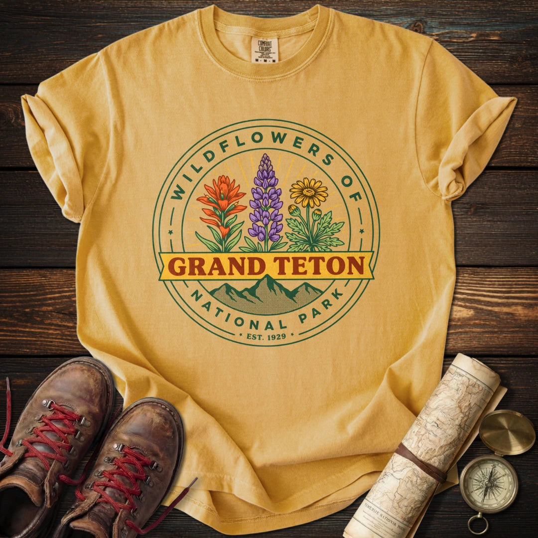 Grand Teton Wildflowers T-Shirt