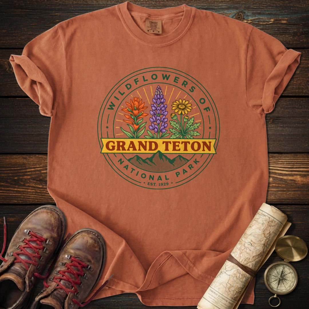 Grand Teton Wildflowers T-Shirt