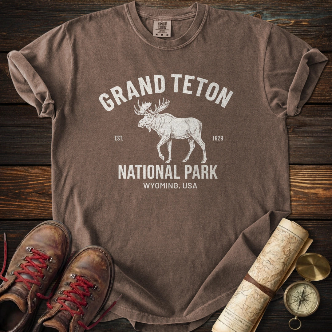 Vintage Grand Teton Moose T-Shirt