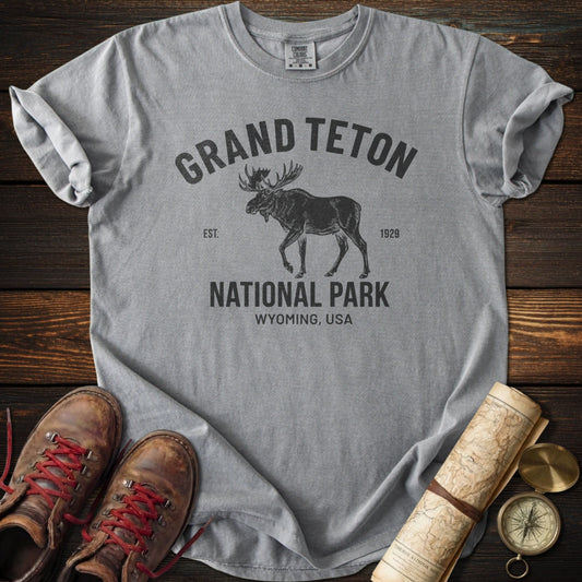 Vintage Grand Teton Moose T-Shirt