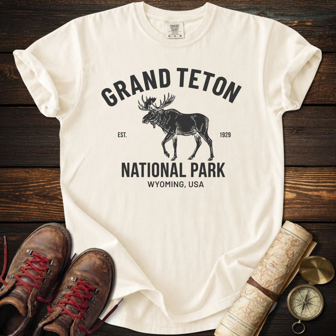 Vintage Grand Teton Moose T-Shirt