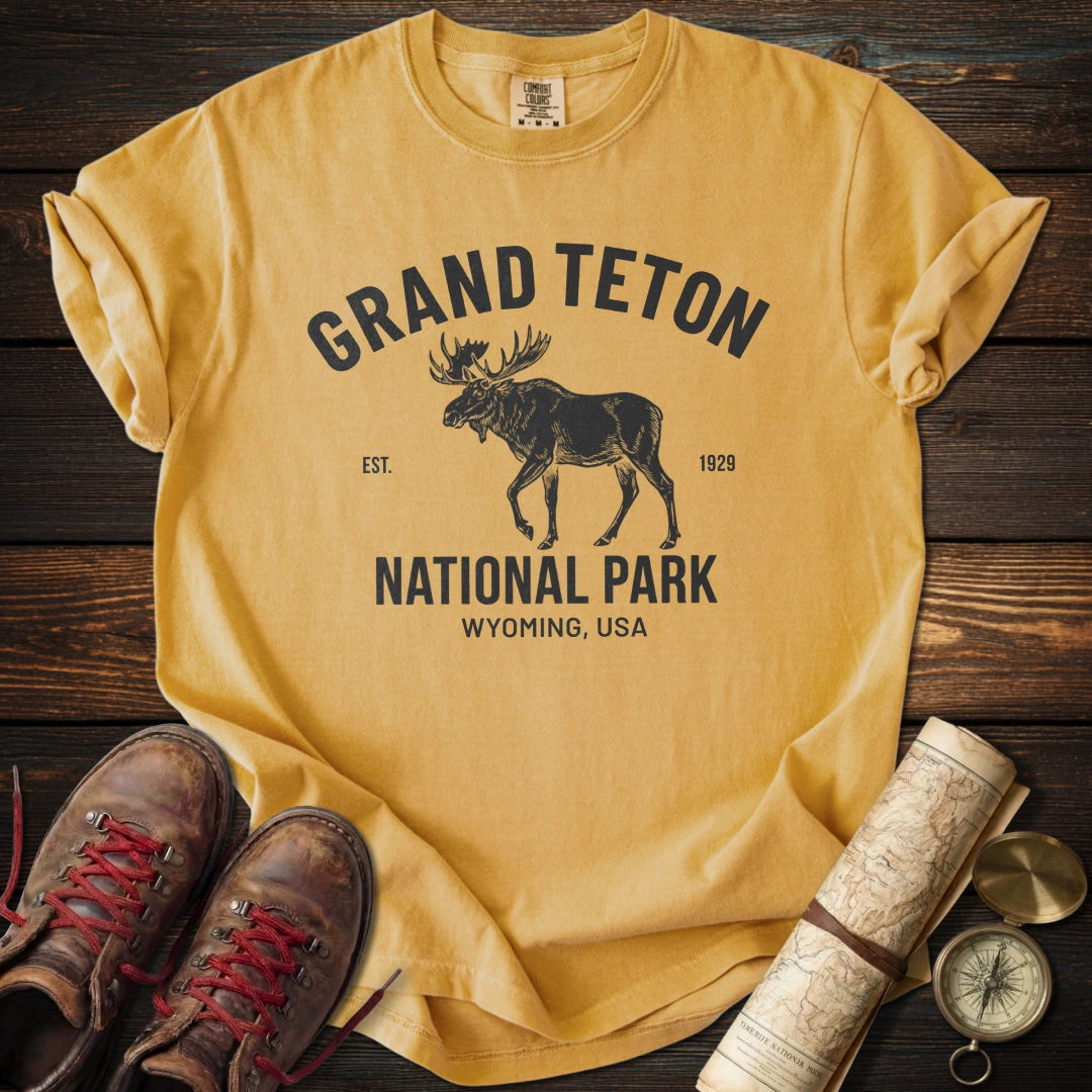 Vintage Grand Teton Moose T-Shirt
