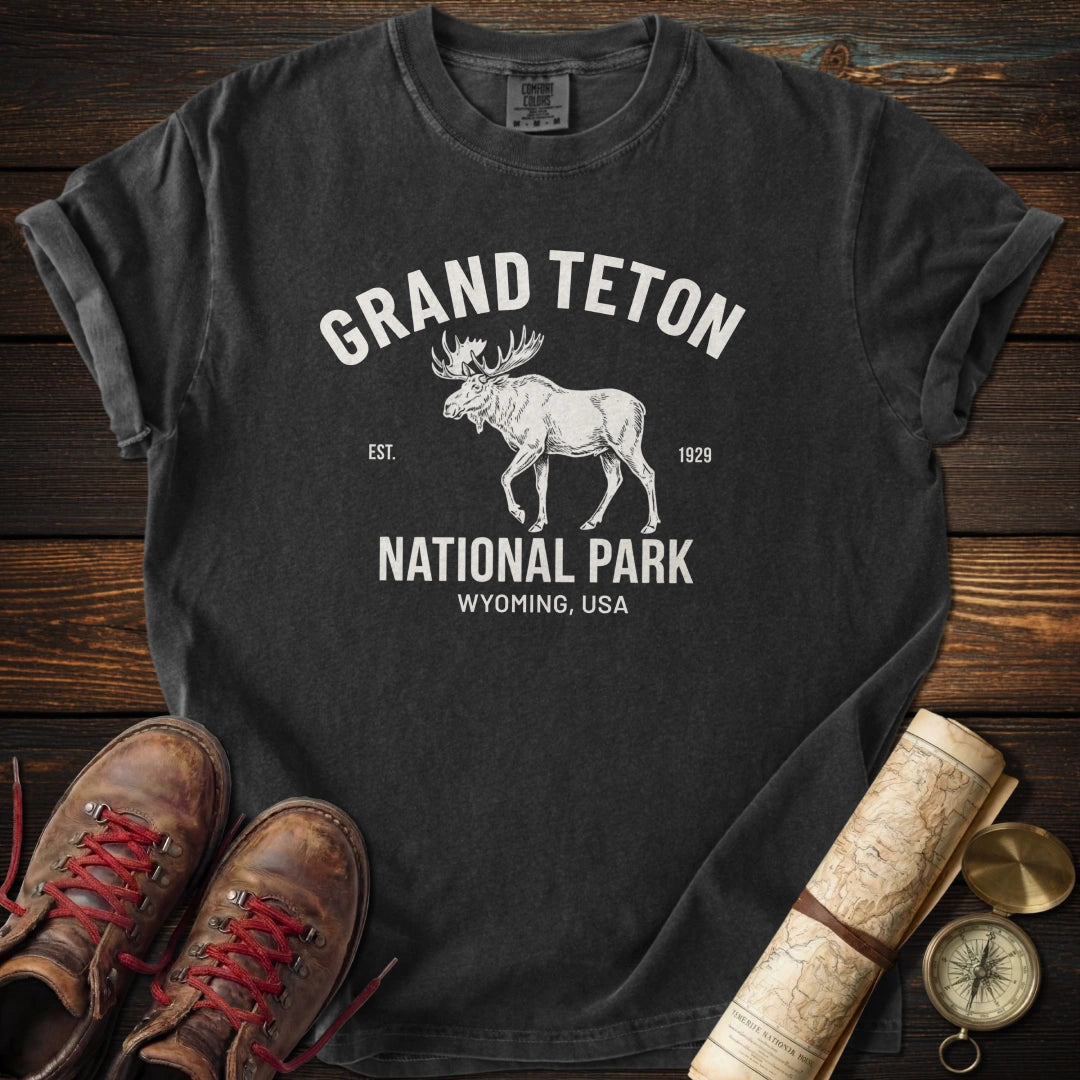 Vintage Grand Teton Moose T-Shirt