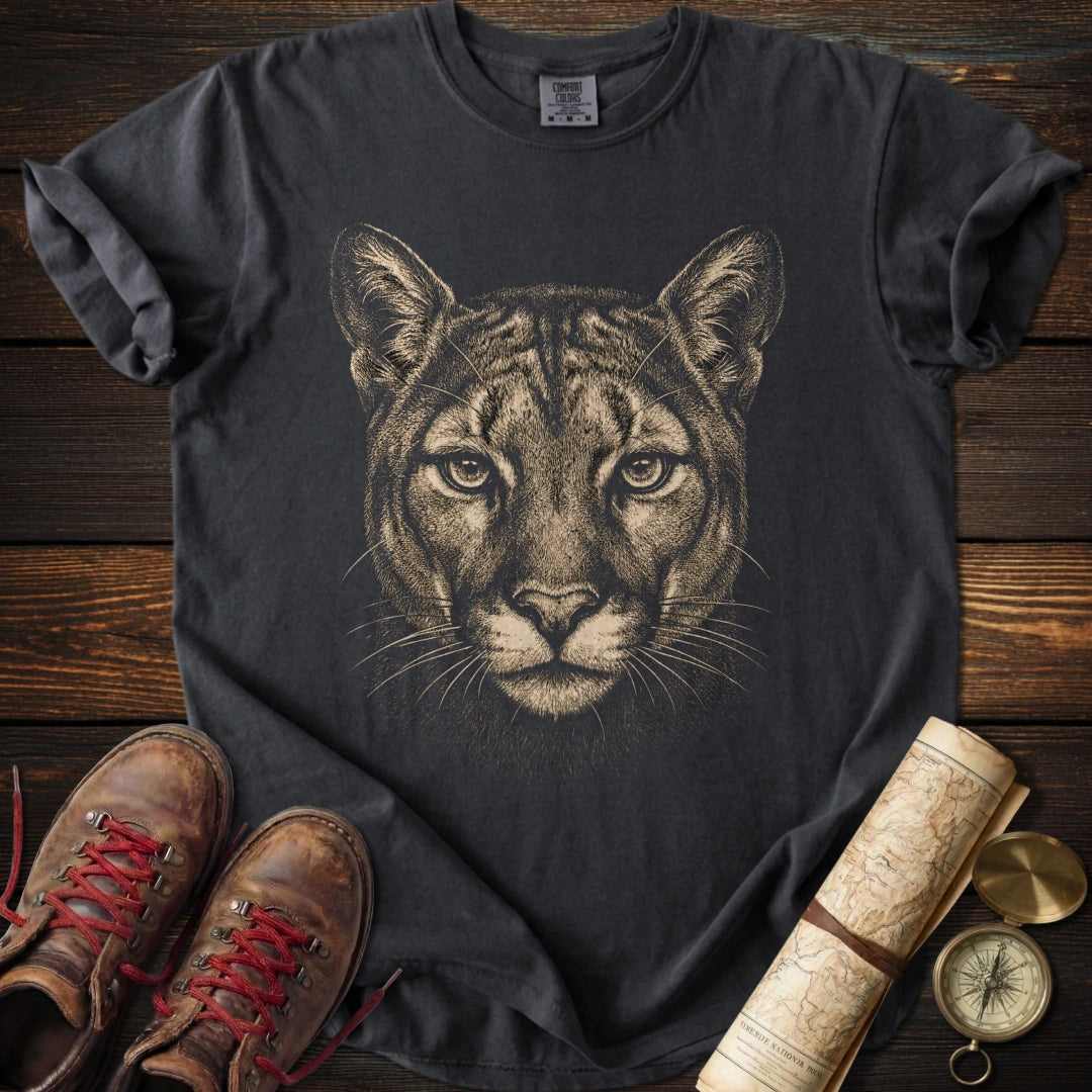 Mountain Lion Portrait T-Shirt