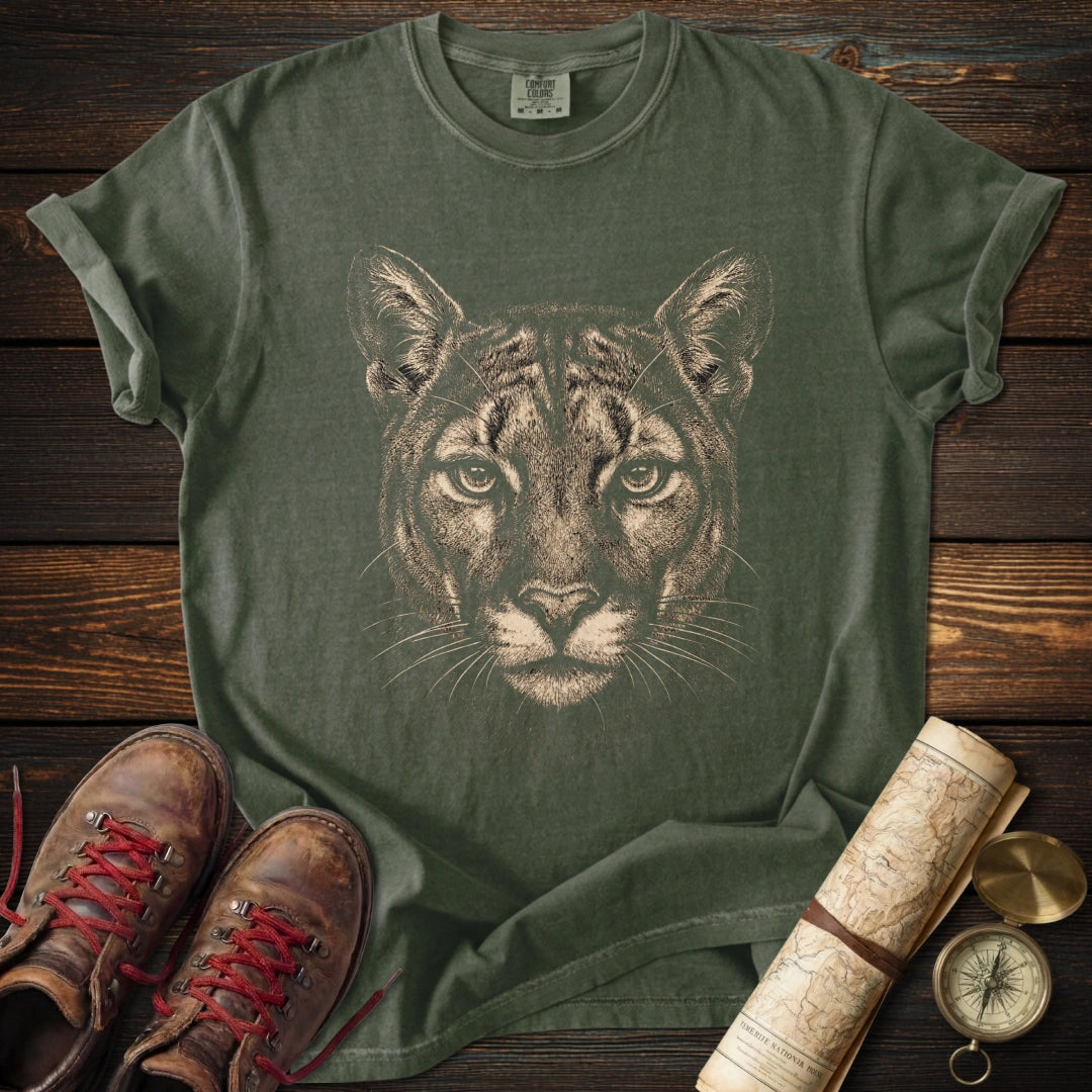 Mountain Lion Portrait T-Shirt