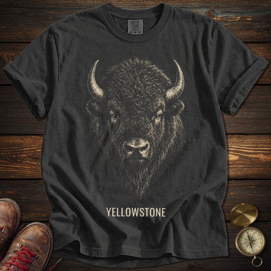 Yellowstone Bison Portrait T-Shirt
