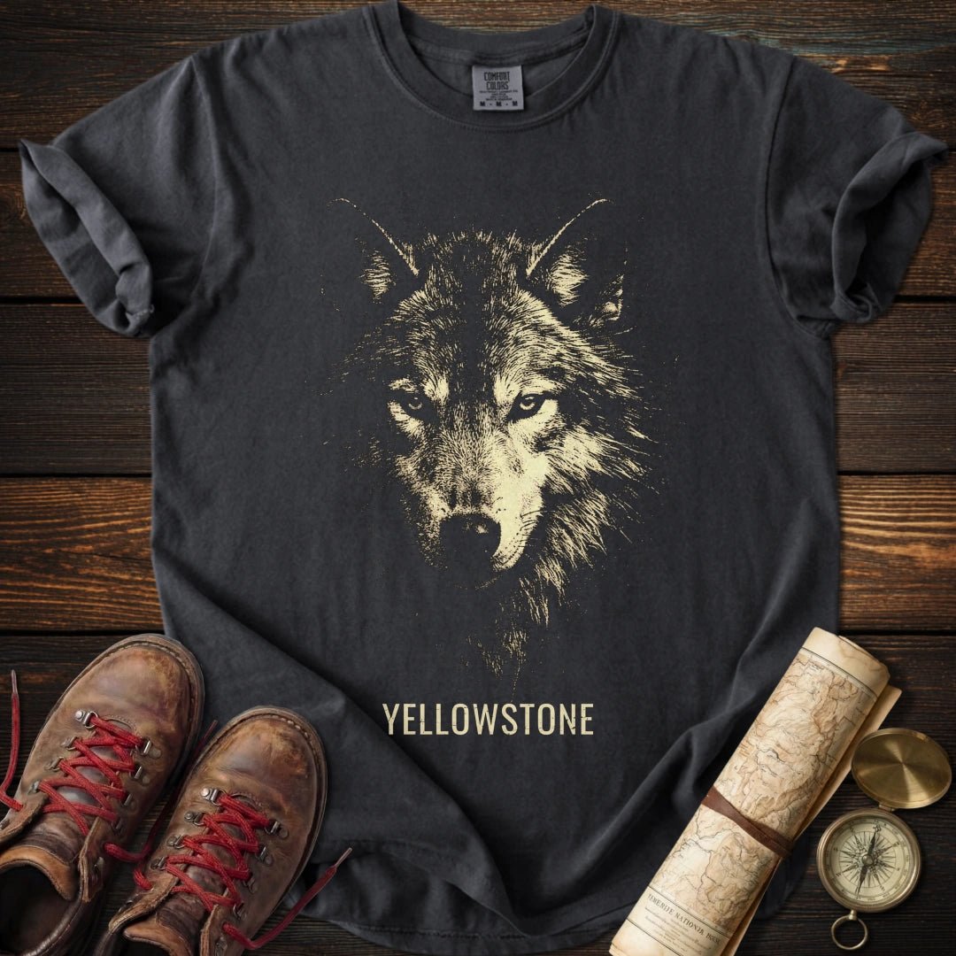 Yellowstone Wolf Portrait T-Shirt
