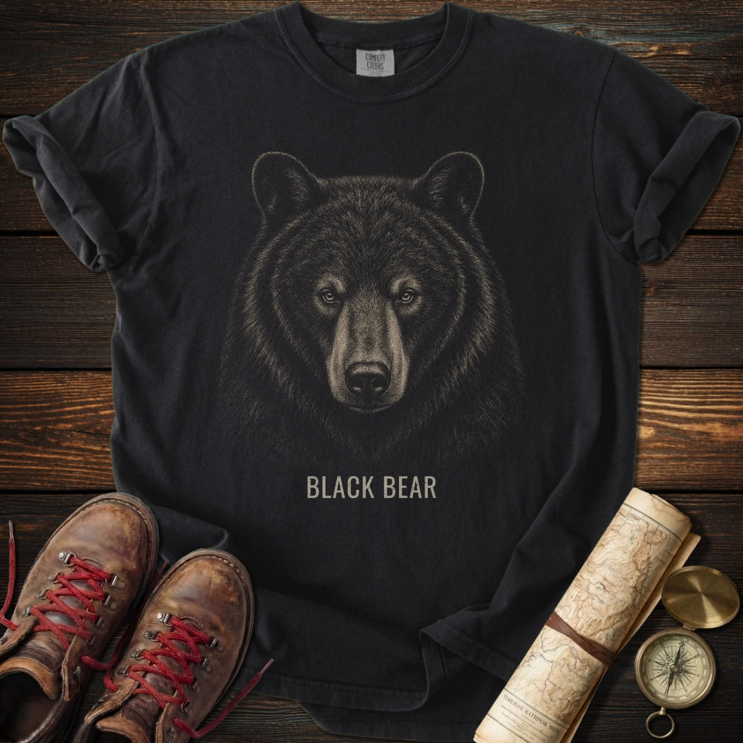 Black Bear Portrait T-Shirt