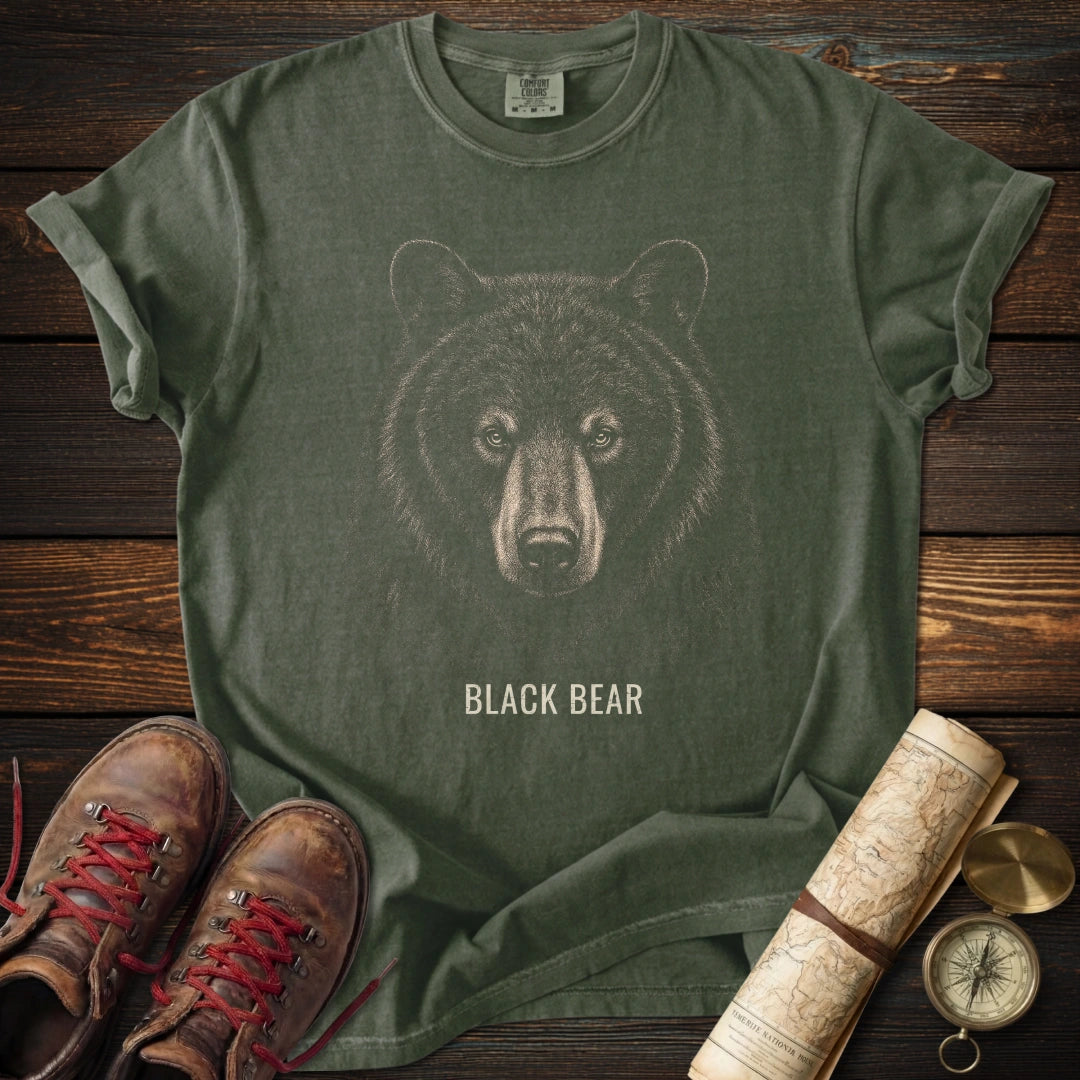 Black Bear Portrait T-Shirt