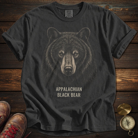 Appalachian Black Bear Portrait T-Shirt
