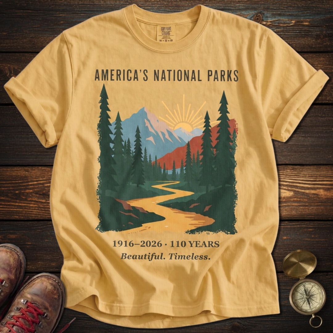 America's Parks Beautiful Timeless T-Shirt
