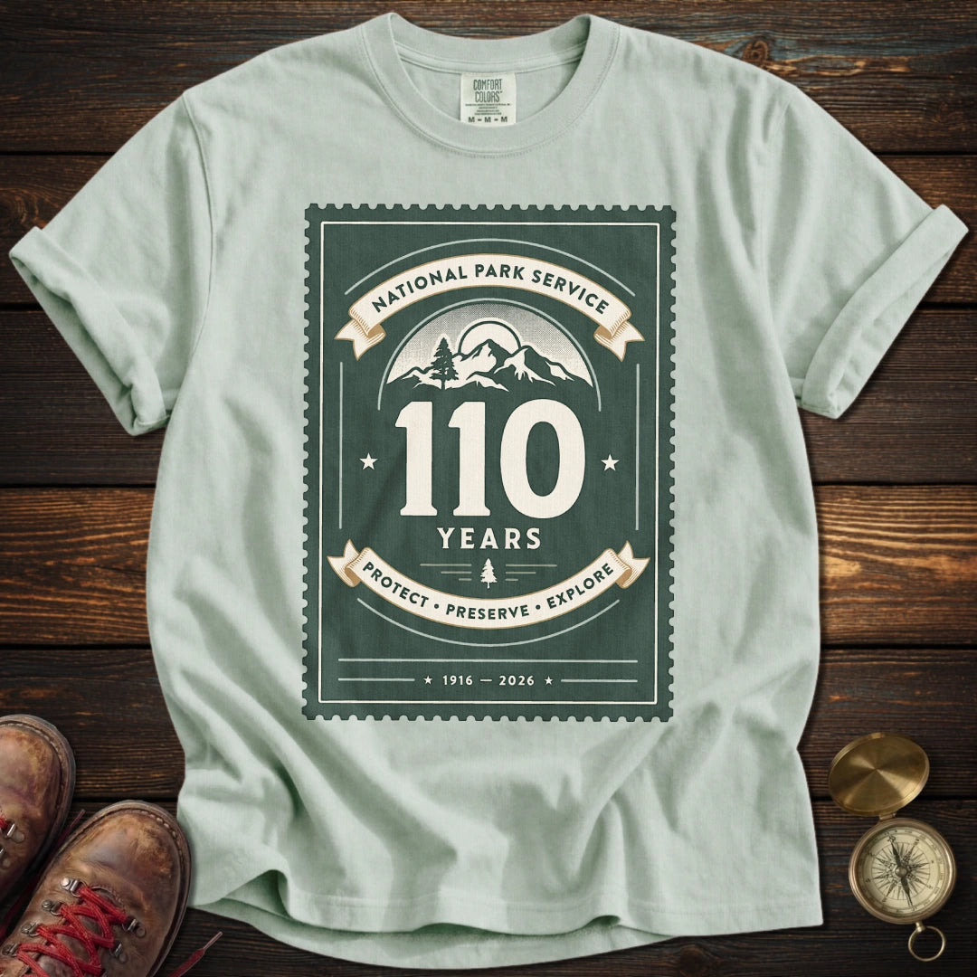 NPS 110 Years Stamp T-Shirt