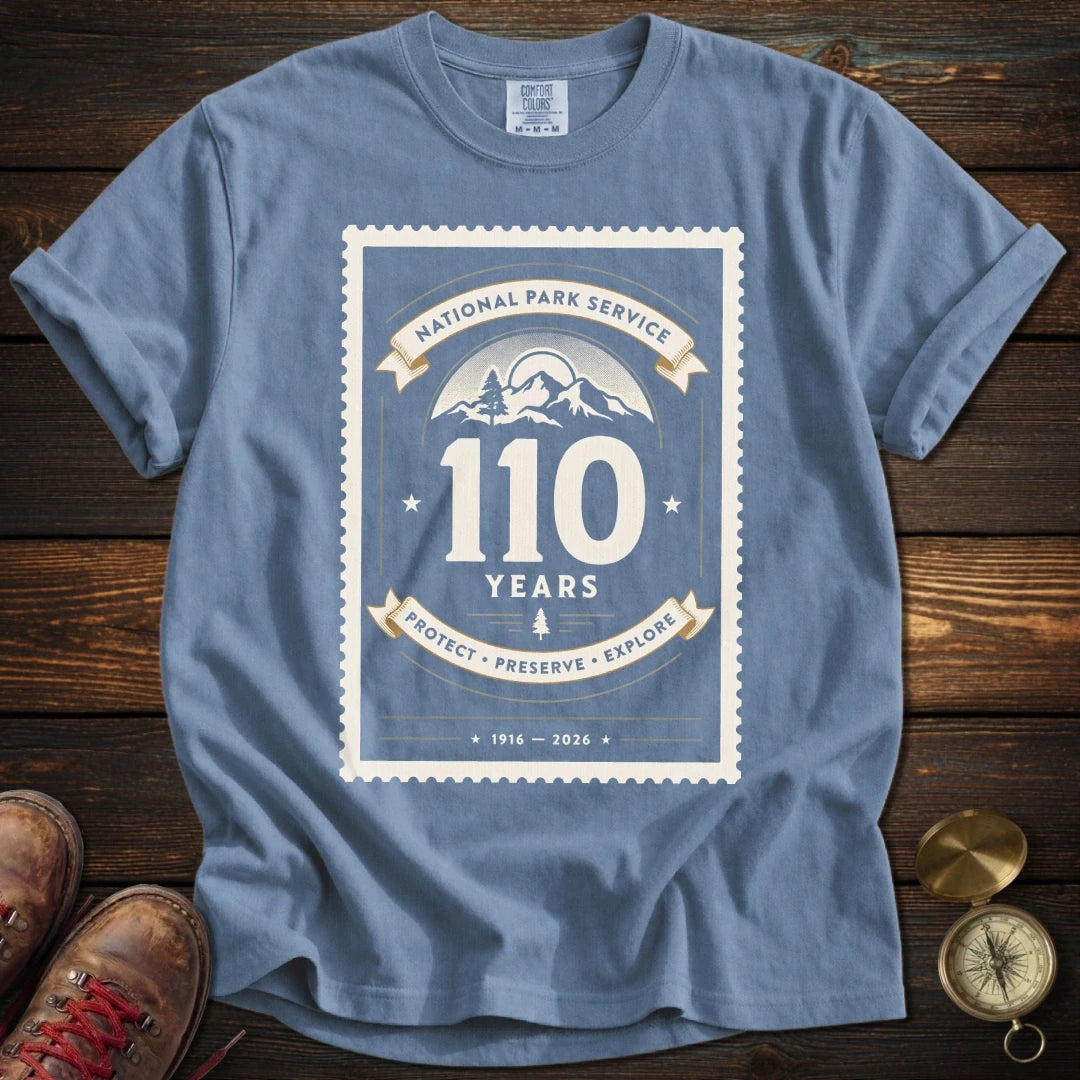NPS 110 Years Stamp T-Shirt