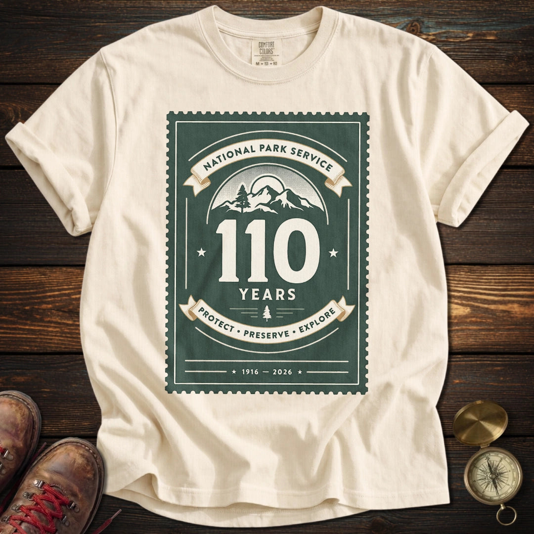 NPS 110 Years Stamp T-Shirt