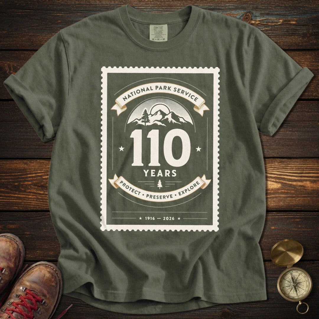 NPS 110 Years Stamp T-Shirt