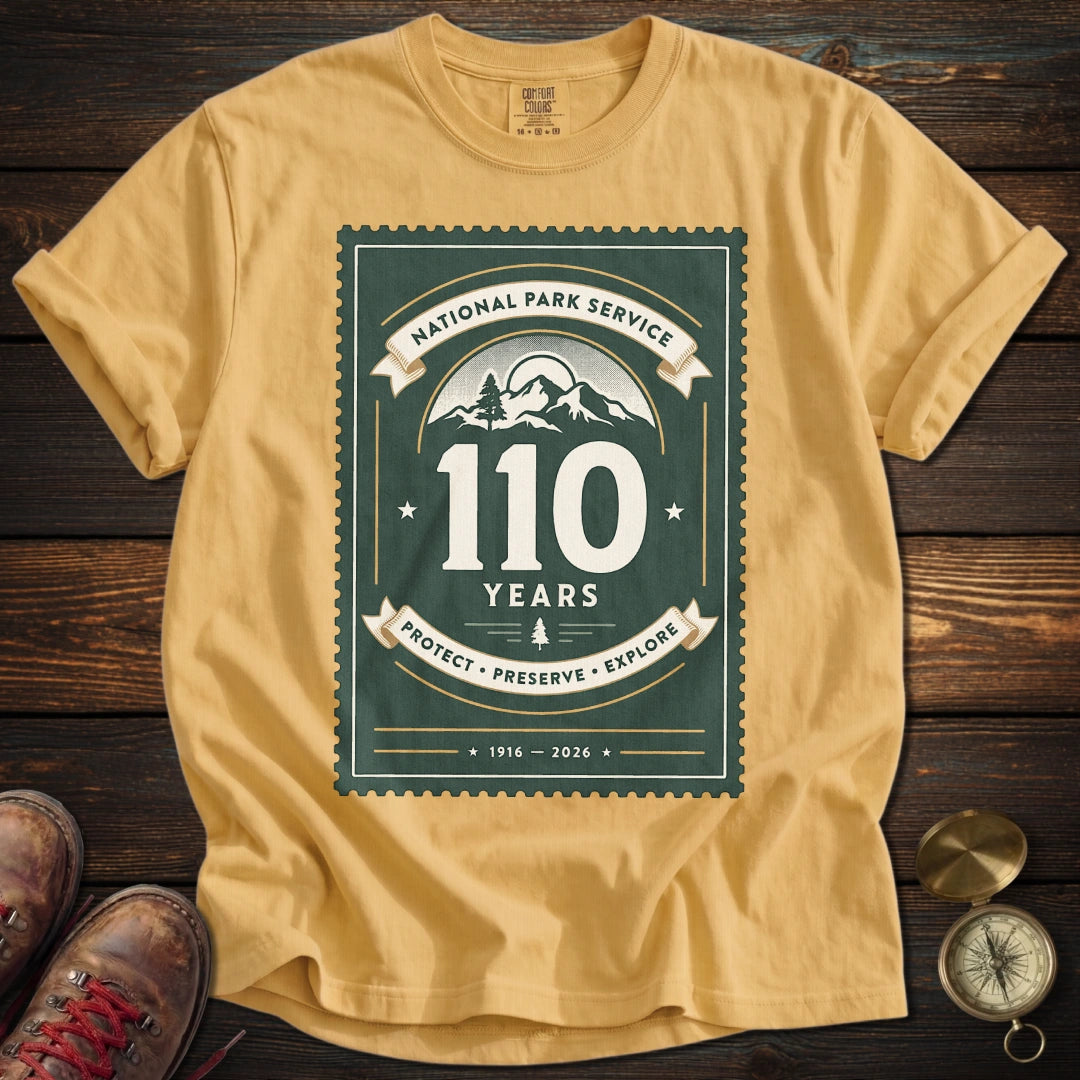 NPS 110 Years Stamp T-Shirt