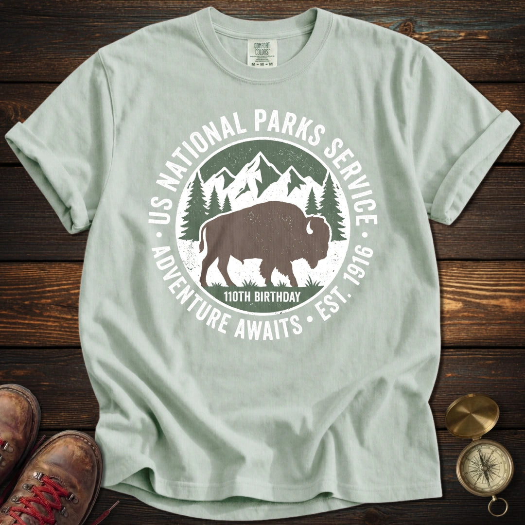 NPS 110 Birthday Bison T-Shirt
