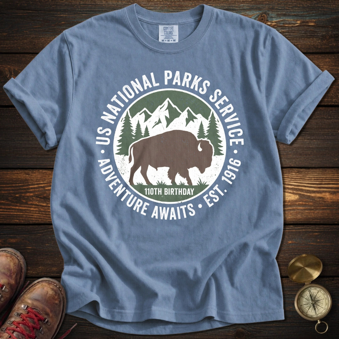 NPS 110 Birthday Bison T-Shirt
