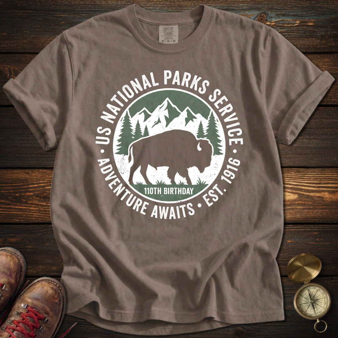 NPS 110 Birthday Bison T-Shirt