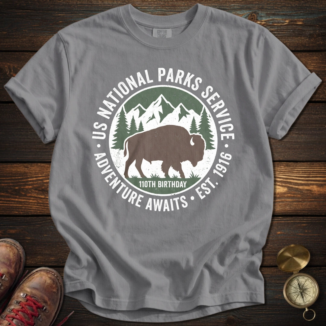 NPS 110 Birthday Bison T-Shirt
